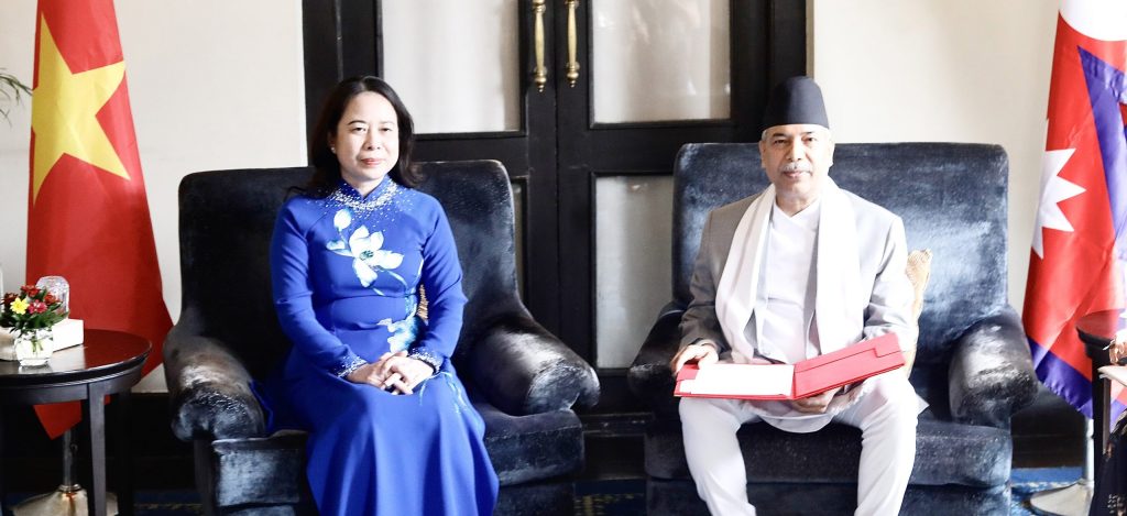 नेपाल र भियतनामका उपराष्ट्रपतिबीच भेटवार्तामा धार्मिक सांस्कृतिक पर्यटन प्रवर्द्धनबारे छलफल